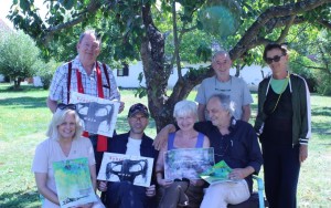 Petra Werkovits (Künstlerdorf Neumarkt/Raab), Horst Horvath
                                 (Koordinator eu-art-network), Klaus Ludwig Kerstinger (Künstler), Elke Mischling (Präsidentin eu-art-network), Wolfgang Horwath
                                 (Kurator eu-art-network), Hans Wetzelsdorfer (Künstler) und Eveline Lehner (Künstlerin)