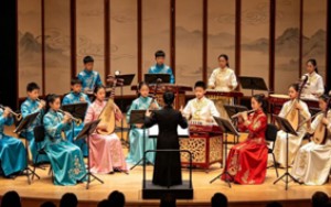 Chinesische Volksmusikgruppe aus Peking