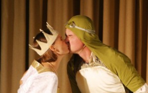 Szene aus der Froschkönig