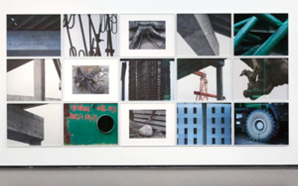 Collage aus Fotografien von Sarker Protick, Co-Kurator
                                                des Chobi Mela International Photography Festival, des am längsten bestehenden Fotografie-Festivals in Asien