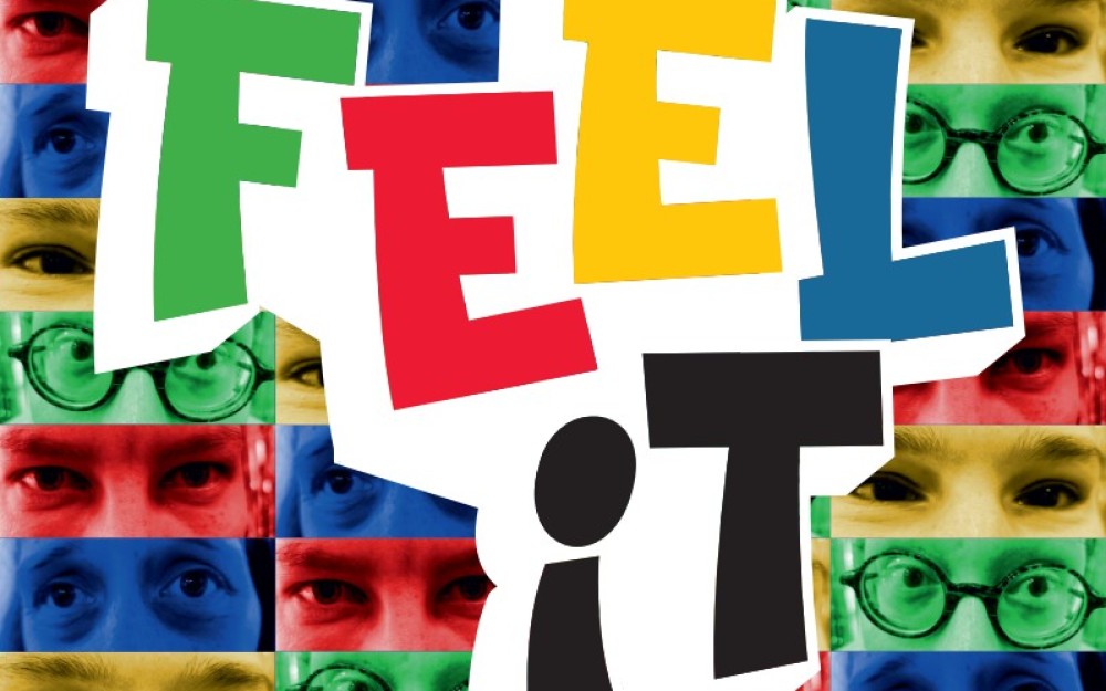 Plakatsujet zur Produktion mit dem Schriftzug "Feel
                                                it"